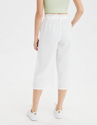 American Eagle AE High-Waisted Linen Culotte — фото 2