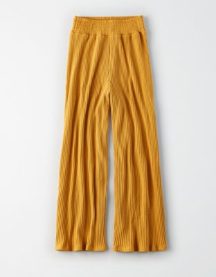 Женские брюки American Eagle AE High-Waisted Smocked Knit Pant — фото 2