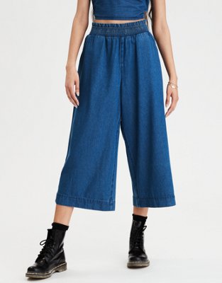 ae high waisted denim jogger