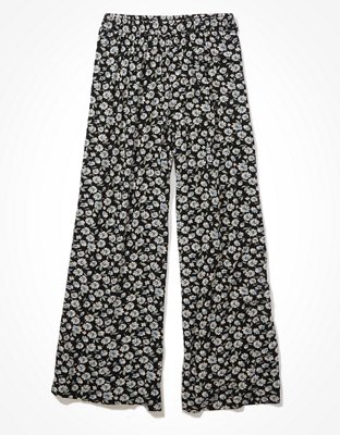 AE Floral Wide Leg Pant