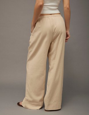 AE High-Waisted Linen Easy Pant