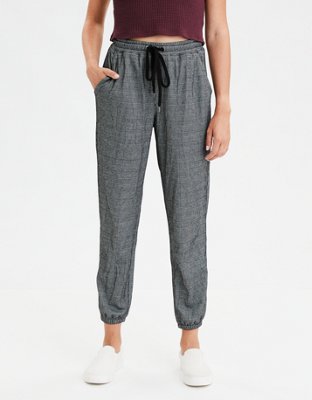 ae high waisted denim jogger