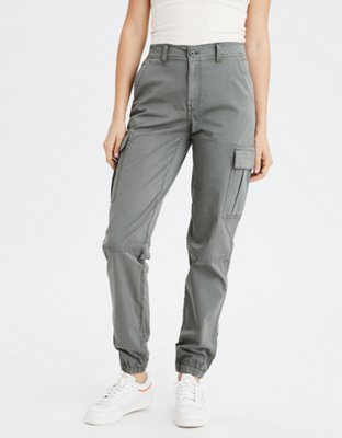 high waisted cargo joggers