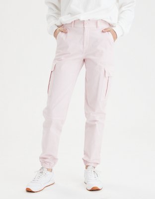 high waisted cargo joggers