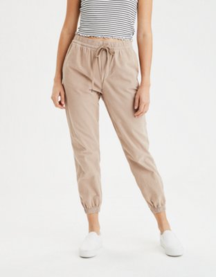 nike air women's high waisted corduroy fleece trousers
