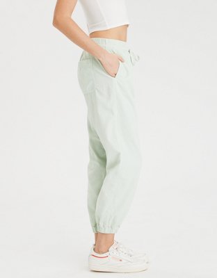 Женские брюки American Eagle AE High-Waisted Corduroy Jogger Pant — фото 5