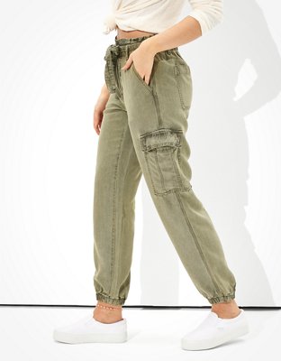 paperbag waist jogger pants
