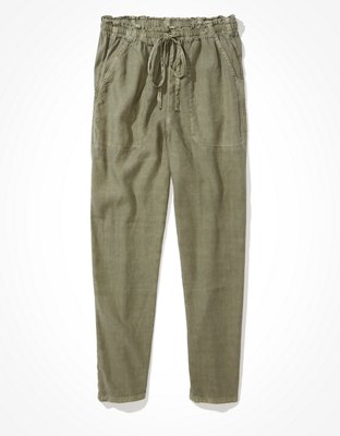 Женские брюки American Eagle AE Linen Vacay Pant — фото 3