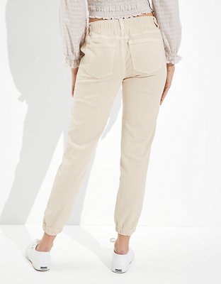 khaki jeans women's american eagle