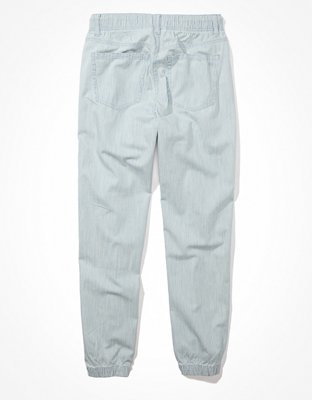 grey american eagle joggers