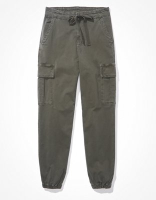 aerie twill cargo jogger