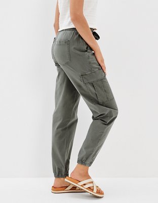 aerie twill cargo jogger