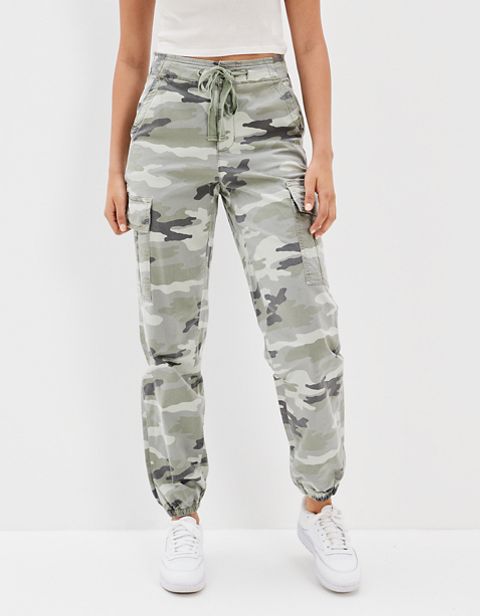 Женские брюки American Eagle AE Camo Baggy Cargo Jogger
