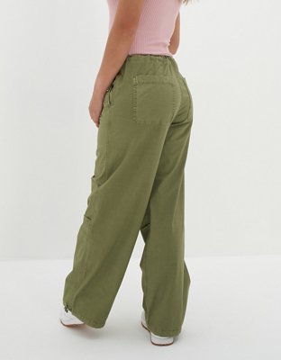 Женские брюки American Eagle AE Snappy Stretch Low-Rise Parachute Pant — фото 2