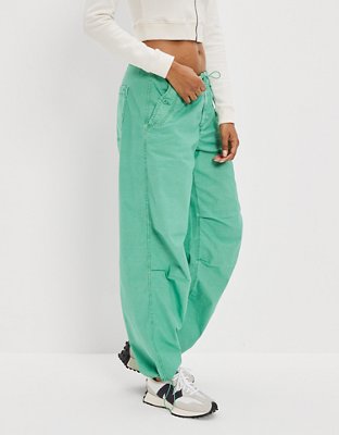 AE Snappy Stretch Low-Rise Parachute Pant