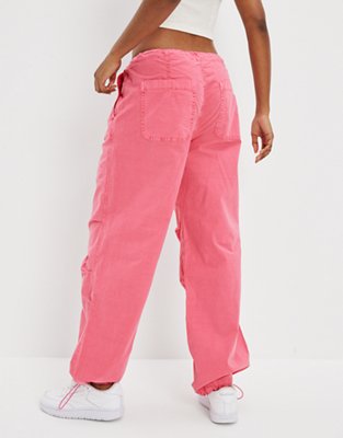 AE Snappy Stretch Low-Rise Parachute Pant | American Eagle