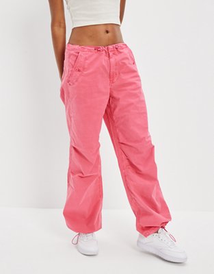 AE Snappy Stretch Low-Rise Parachute Pant | American Eagle
