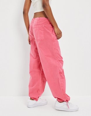 AE Snappy Stretch Low-Rise Parachute Pant | American Eagle