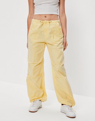 Regular Rise Parachute Pants