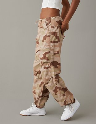 Женские брюки American Eagle AE Snappy Stretch High-Waisted Parachute Pant — фото 5