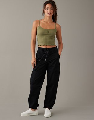 American eagle high waisted joggers hot sale