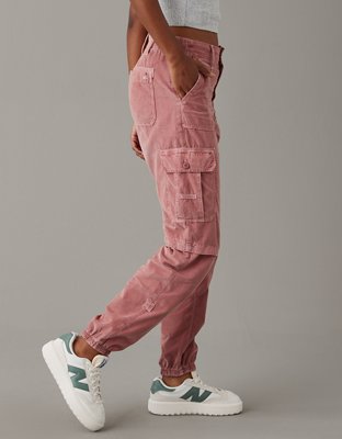 AE Super High-Waisted Baggy Corduroy Cargo Jogger