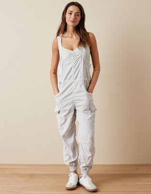 Aerie Corduroy Kick Flare Overalls