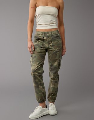 Cargo camo joggers womens sale