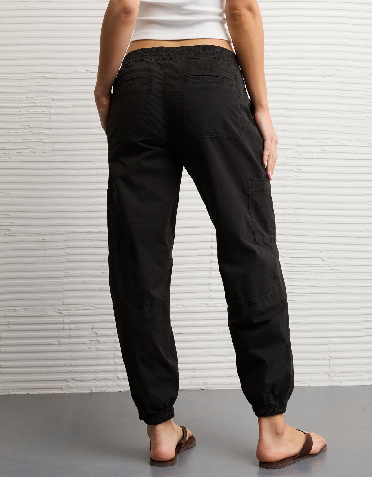 AE Stretch High-Waisted Baggy Jogger - image 2