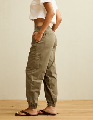 Pantalon de jogging extensible ample à taille haute AE