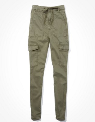 olive green pants american eagle