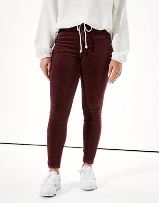 AE Stretch High-Waisted Corduroy Jegging