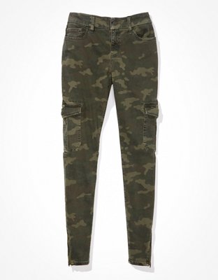 Женские джинсы American Eagle AE Next Level Curvy High-Waisted Cargo Jegging — фото 3