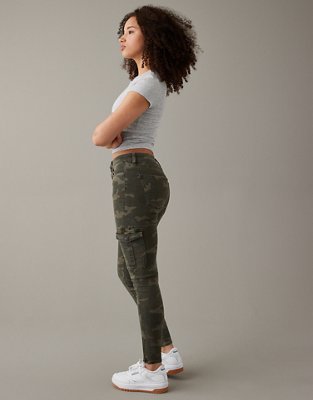 Женские джинсы American Eagle AE Next Level Curvy High-Waisted Cargo Jegging — фото 4