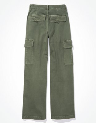AE Stretch Curvy High-Waisted Baggy Wide-Leg Cargo Pant