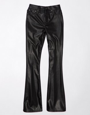 Jules Faux Leather Trousers - Black