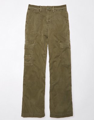 Super Wide Leg Nylon Cargo Pants