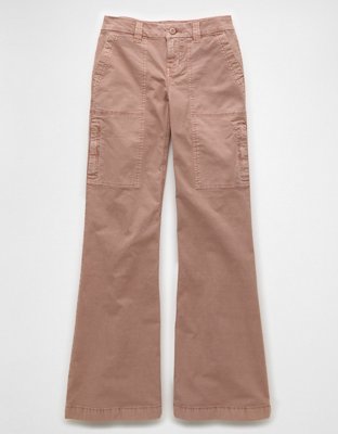 AE Snappy Stretch Curvy Low-Rise Baggy Flare Pant