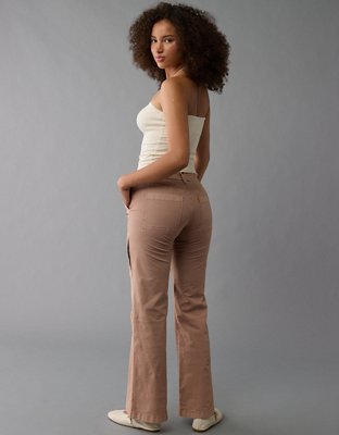 AE Snappy Stretch Curvy Low-Rise Baggy Flare Pant