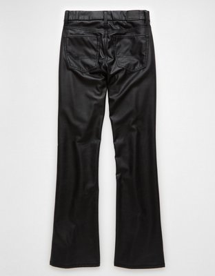 AE Stretch Curvy Vegan Leather Classic Bootcut Pant