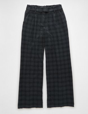 Женские брюки American Eagle AE Stretch Curvy High-Waisted Wide-Leg Trouser — фото 4