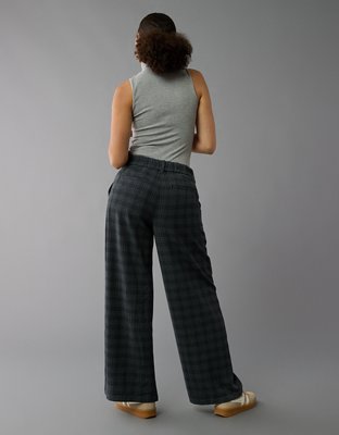 Женские брюки American Eagle AE Stretch Curvy High-Waisted Wide-Leg Trouser — фото 3