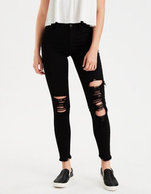 high waisted cropped jeggings