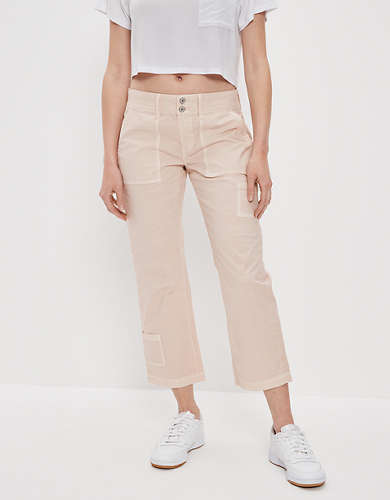 AE Snappy Stretch Low-Rise Kick Crop Pant
