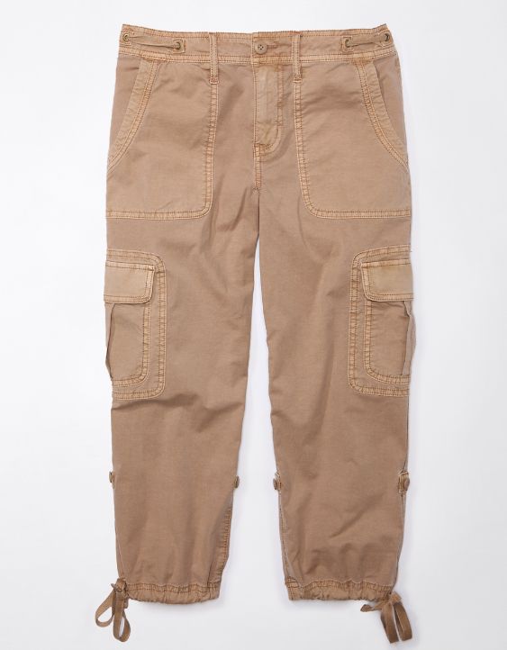 AE Snappy Stretch Low-Rise Crop Cargo Pant