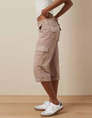 AE Snappy Stretch Low-Rise Crop Cargo Pant