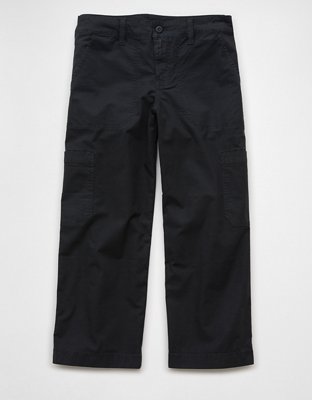 AE Stretch Low-Rise Straight Crop Pant
