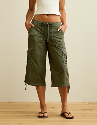 AE Super Low-Rise Baggy Capri Pant