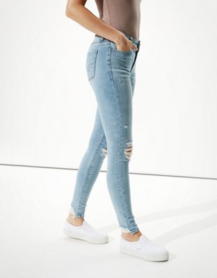 Женские джинсы American Eagle AE Ne(x)t Level Ripped Jegging — фото 5