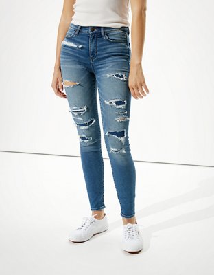 AE Ne(x)t Level Patched High-Waisted Jegging